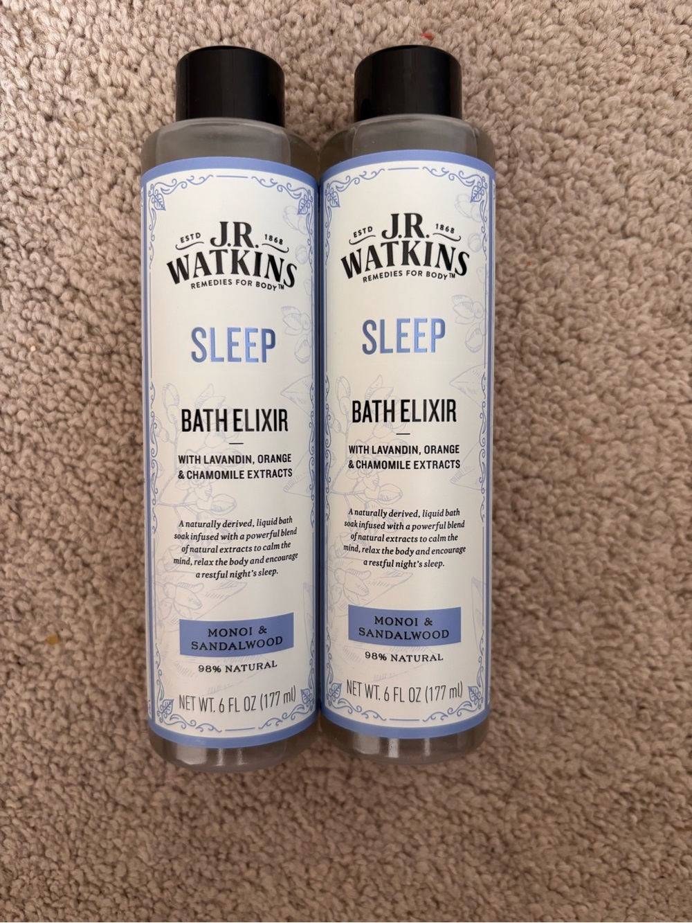 Sleep Bath Elixir x2 - Monoi & Sandalwood